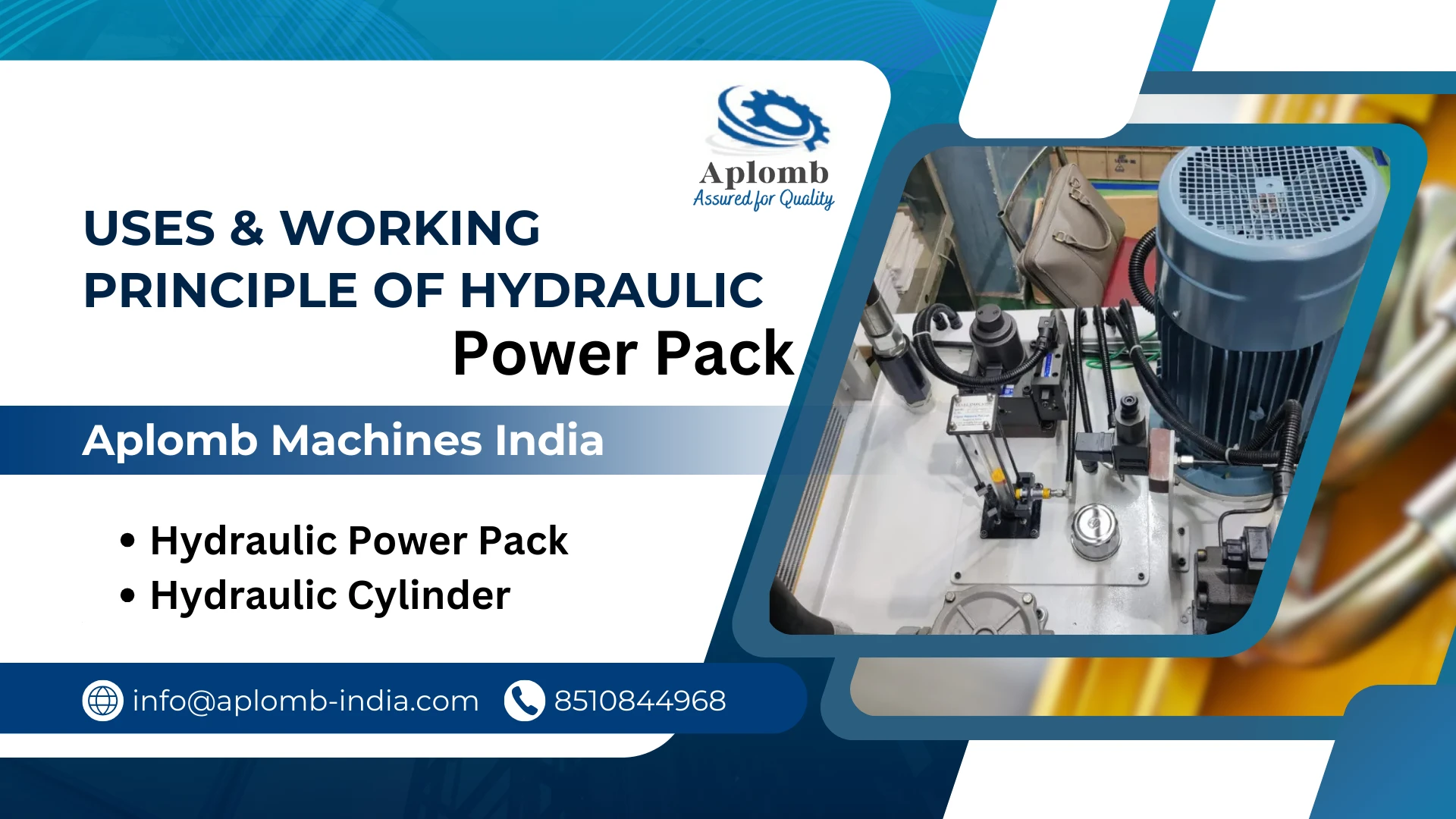 You are currently viewing Uses & Working Principle of Hydraulic Power Pack