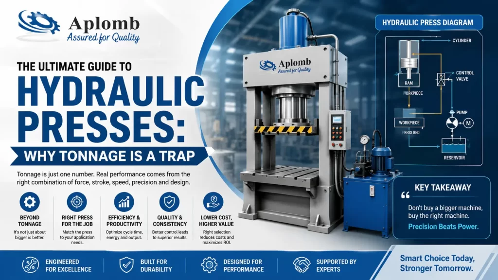 Read more about the article The Ultimate Guide to Hydraulic Presses: Why Tonnage Is a Trap