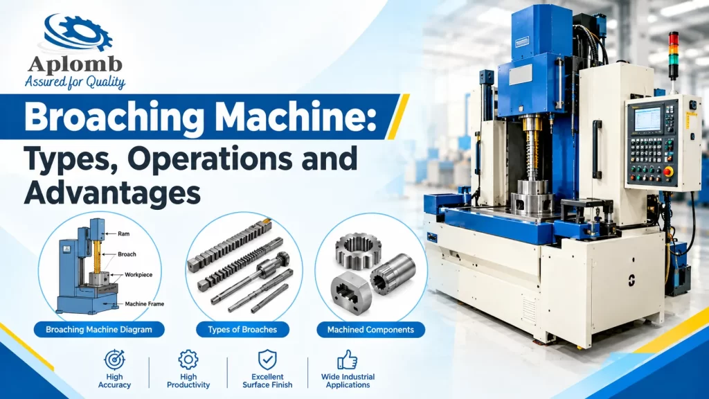 Read more about the article Broaching Machine: Types, Operations and Advantages